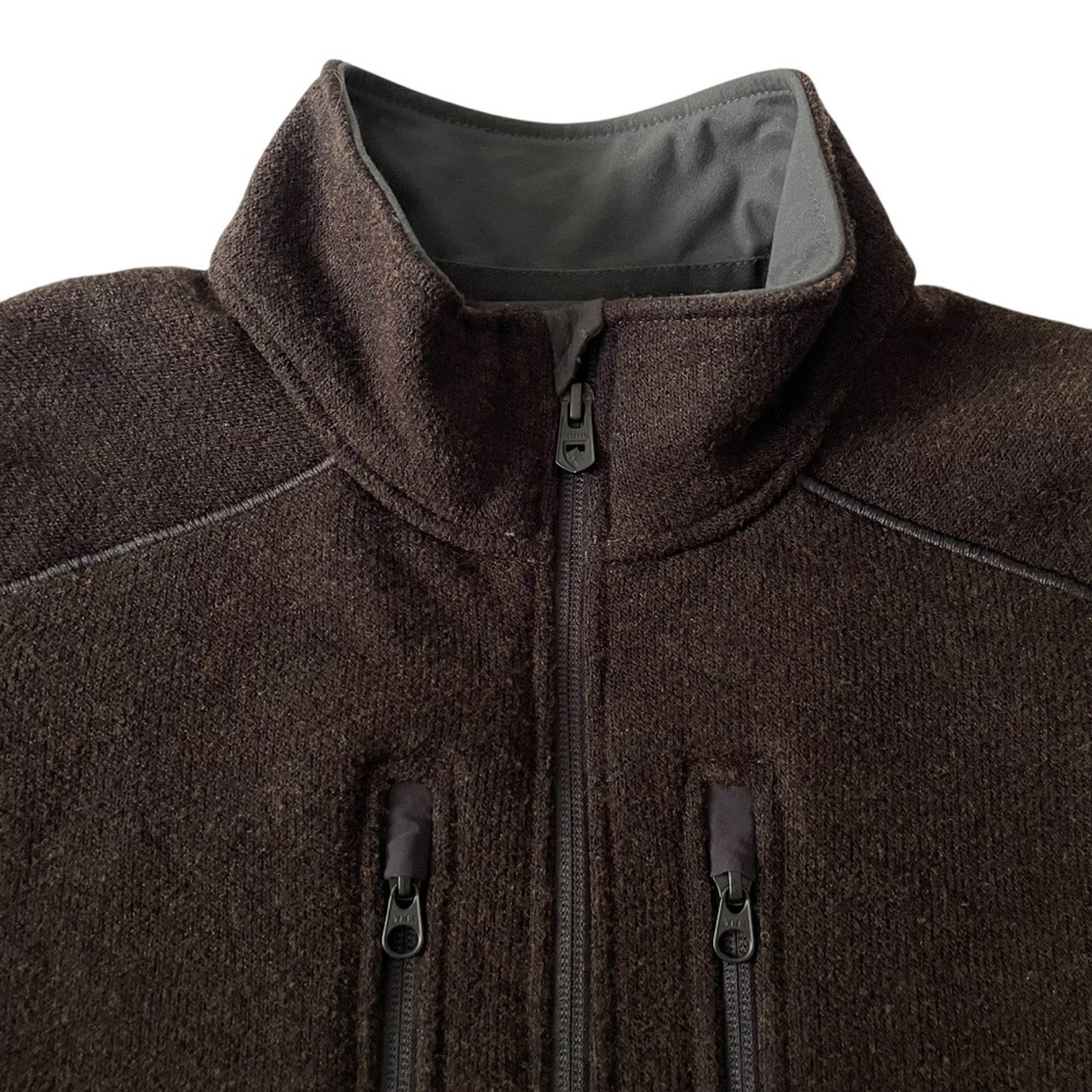 Kuhl Interceptr Fleece Jacket Mens XL Brown Full Zip Hiking Outdoors Pockets - Picture 7 of 11